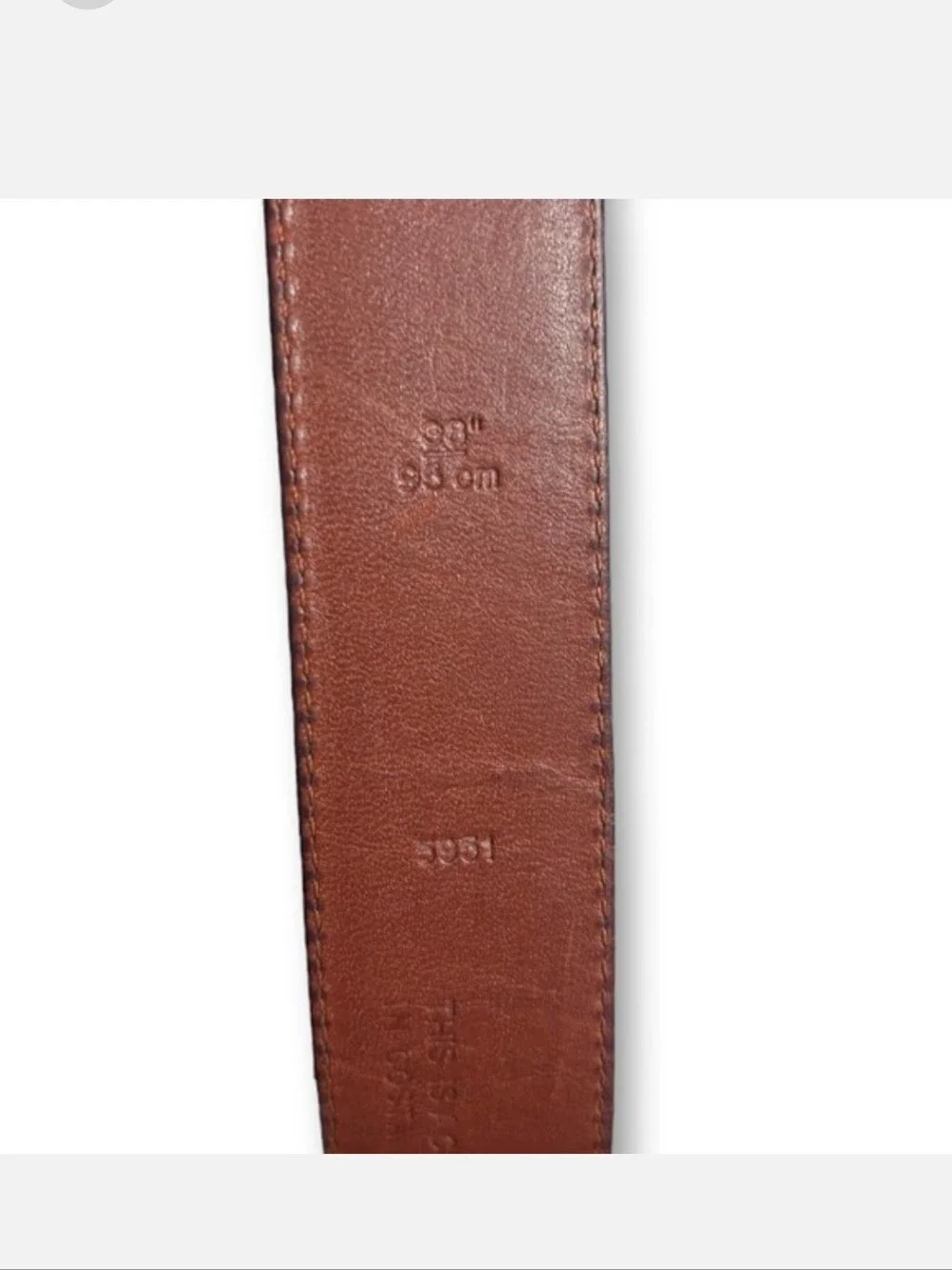 COACH Black Leather Belt Silver Tone Buckle Size 38 VINTAGE